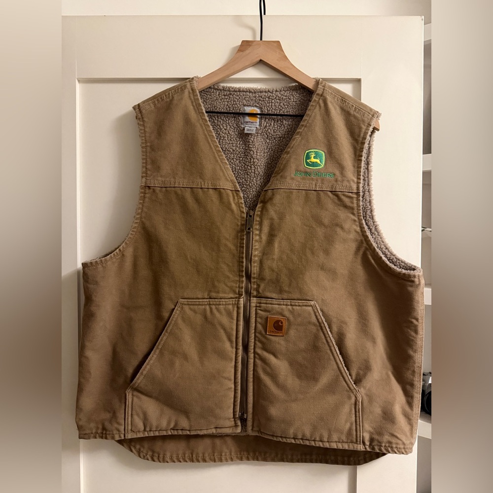 Carhartt Brown Sherpa Vest